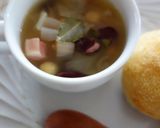 シンプルな、お豆のスープ。作り方5写真