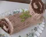 巻きやすい生地でXmasブッシュドノエル作り方15写真