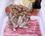 きゃべつ炒と豚ばら肉オイスターソース炒め作り方1写真