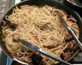納豆と茄子の和風パスタ作り方6写真