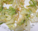 きゃべつ炒と豚ばら肉オイスターソース炒め作り方6写真