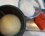 米こんにゃくを使った秋鮭の混ぜご飯作り方2写真