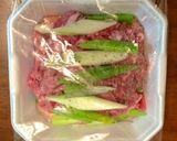 れんこんと牛肉の甘辛炒めwithﾀﾏｺﾞ作り方4写真