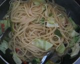アンチョビとキャベツのパスタ作り方4写真