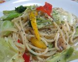 アンチョビとキャベツのパスタ作り方5写真