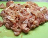 チキンとキムチのほくほくニンニク炒め★作り方1写真