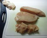 胸肉でご馳走♡トリマヨ♡節約作り方1写真