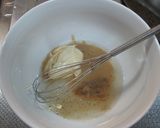かぼちゃと豚しゃぶ肉のごま味ホットサラダ作り方3写真