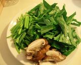 余った鶏皮で!空芯菜炒め作り方1写真