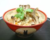 鶏肉ときのこの炊き込みご飯作り方5写真