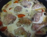クリスマスに☆チキンクリーム煮作り方8写真