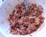 5分で★ＴＨＥ男のいかキムチ納豆うどん作り方1写真