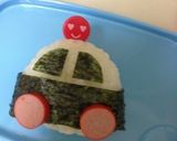 キャラ弁 パトカー作り方3写真