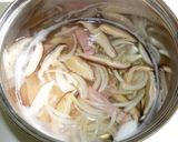 椎茸とベーコンの卵スープ♪作り方2写真