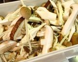 ■きのこのパスタ・ゆず胡椒＆大葉の香り作り方1写真