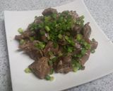 塩麹で砂肝炒め、レモンガーリック味作り方6写真