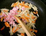 肉入りごぼう炒め作り方3写真