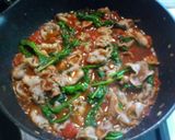 豚バラとルッコラのトマトソースパスタ作り方5写真