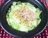 追加の一品☆和風バターキャベツおかかのせ作り方4写真