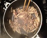 ☆体ポカポカ肉ごぼううどん☆作り方3写真
