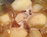 ホクホク里芋とイカの煮物作り方4写真