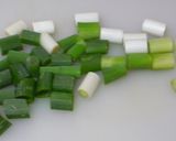 長ネギと油あげの醤油麹汁。作り方1写真