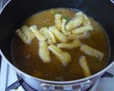 長ネギと油あげの醤油麹汁。作り方3写真