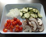 夏野菜のスクランブルエッグ作り方1写真