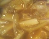 カレー風味雑煮 コロッケのせ作り方3写真