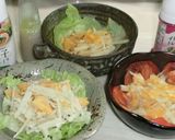 健康野菜ヤーコンと柿の3種サラダ作り方3写真
