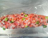 ひき肉のクルクル蒸し☆作り方2写真