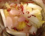 塩麹鶏と浅漬けのジンジャーパスタ柚子風味作り方2写真