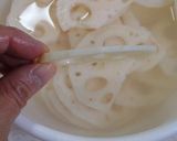 レンコンの炒め煮作り方1写真