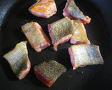 焼きキノコと鮭のとろろあんかけ煮作り方3写真
