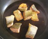 焼きキノコと鮭のとろろあんかけ煮作り方4写真