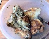 香ばしい♪鶏肉のニンニクと粉チーズ焼き作り方5写真