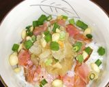簡単✤手抜き✤ベーコンおろし丼作り方3写真