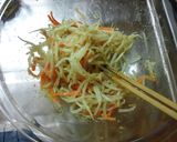 レンジで楽チン♪もやしと人参のナムル作り方4写真