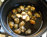 アサリと豆腐とねぎの煮びたし作り方1写真