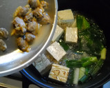 アサリと豆腐とねぎの煮びたし作り方4写真