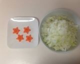 パン粉を使わないふんわりハンバーグ☆作り方1写真