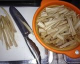 アンチエイジングお腹掃除ゴボウチップ作り方2写真