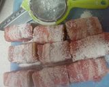 お好み焼き風に♪厚揚げの肉巻き作り方2写真
