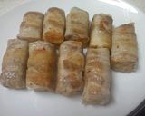 お好み焼き風に♪厚揚げの肉巻き作り方4写真