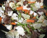 うまうま♪野菜と牛肉の炒めもの作り方4写真