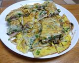 野菜たっぷり　お好み焼き風チヂミ作り方11写真
