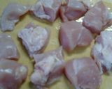 鶏むね肉の簡単中華風炒め♪作り方1写真