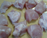 鶏むね肉の簡単中華風炒め♪作り方1写真