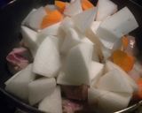 豚肩肉と大根の味噌煮作り方5写真