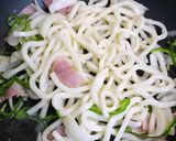 うどんでナポリタン作り方3写真